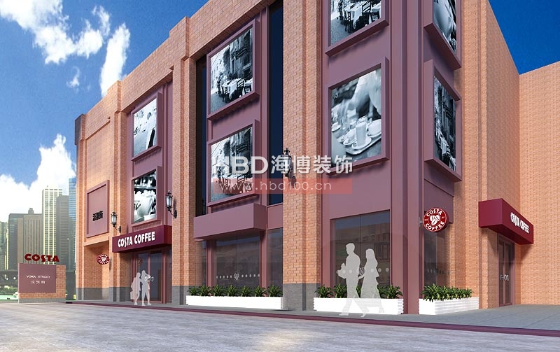COSTA意式咖啡廳設(shè)計(jì)裝修 主入口效果 COSTA意式咖啡廳設(shè)計(jì)裝修 主入口效果