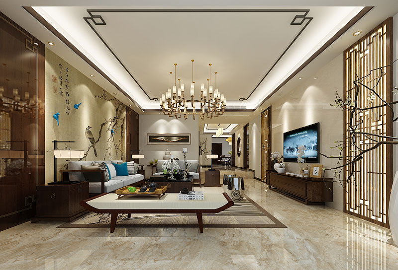 客廳中式住宅裝修設計 客廳中式住宅裝修設計