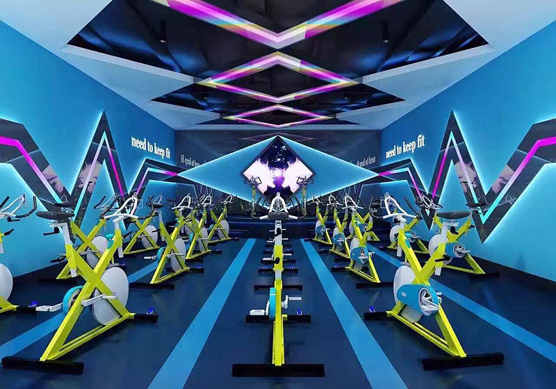 健身房裝修設計效果圖 健身房裝修設計效果圖